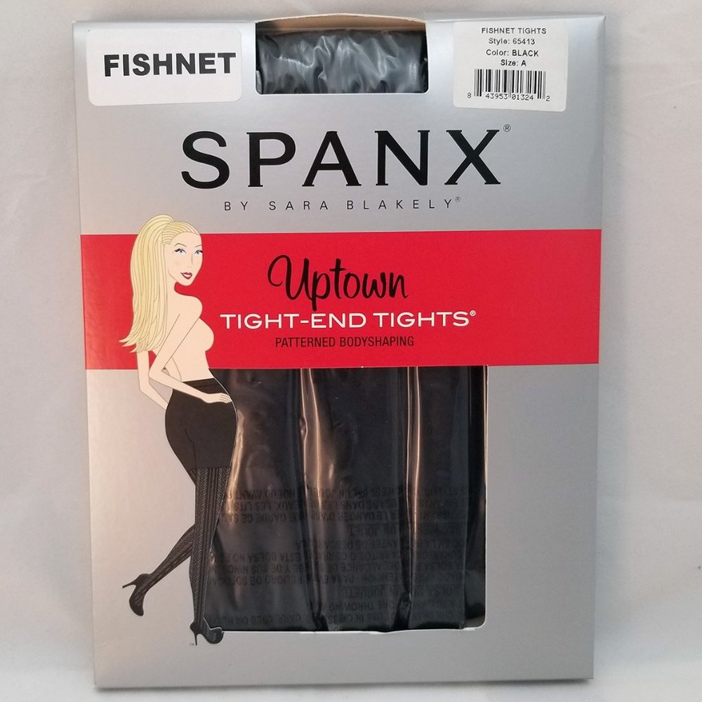 Spanx Black Fishnet Tights